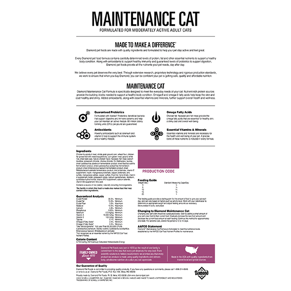 Diamond Maintenance Cat-2